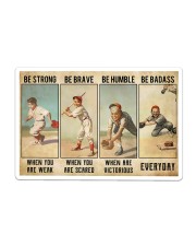 Baseball - Be Strong Poster Sticker tile