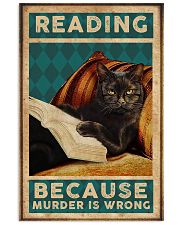 Reading Because Murder Is Wrong 11x17 Poster front