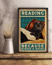 Reading Because Murder Is Wrong 11x17 Poster lifestyle-poster-3