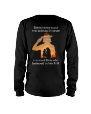 Behind Every Girl Scout 2 Sides Long Sleeve Tee tile