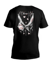 Baseball - I Choose You 2 Sides V-Neck T-Shirt tile