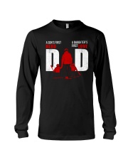 Baseball - Baseball Dad 2 Sides Long Sleeve Tee tile