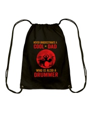 Drummer Dad Drawstring Bag tile