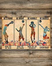 Volleyball - Be Strong 17x11 Poster poster-landscape-17x11-lifestyle-14