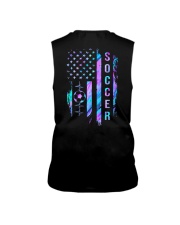 Soccer Purple Flag 2 Sides Sleeveless Tee tile