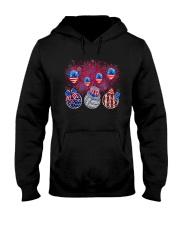 Volleyball Independent Day Hooded Sweatshirt tile