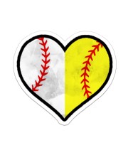 Softball Baseball - I Choose You 2 Sides Sticker tile