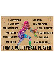 I Am A Volleyball Player 17x11 Poster front