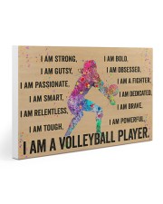 I Am A Volleyball Player Gallery Wrapped Canvas Prints tile