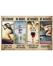 Running Be Strong 17x11 Poster front