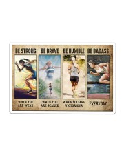 Running Be Strong Sticker tile