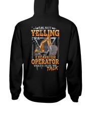 Excavator Operator Not Yelling 2 Sides Hooded Sweatshirt tile