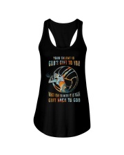 Volleyball - Your Talent Is God's Gift Ladies Flowy Tank tile