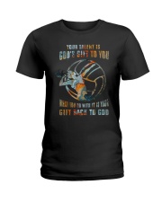 Volleyball - Your Talent Is God's Gift Ladies T-Shirt tile