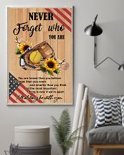 Softball - Never Forget 11x17 Poster lifestyle-poster-1
