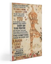 Yoga Laugh Love Live Gallery Wrapped Canvas Prints tile