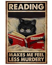 Book - Reading Makes Me Feel Less Murdery 11x17 Poster front