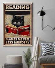 Book - Reading Makes Me Feel Less Murdery 11x17 Poster lifestyle-poster-1