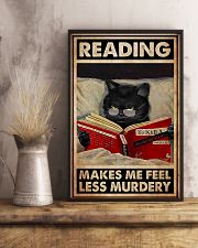 Book - Reading Makes Me Feel Less Murdery 11x17 Poster lifestyle-poster-3