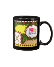 I Love Softball Mug tile