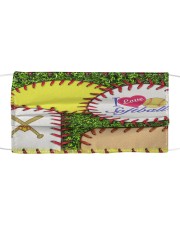 I Love Softball Mask tile