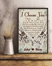 Skull - I Choose You Poster 11x17 Poster lifestyle-poster-3