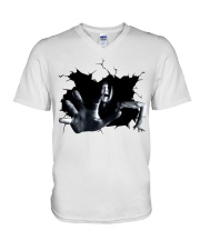 Sticker - Ghost - Crack V-Neck T-Shirt tile