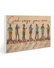 Nurse God Says You Are Gallery Wrapped Canvas Prints tile