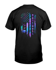 Baseball Flag 2 Sides Classic T-Shirt back