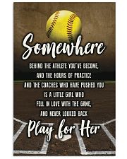 Softball - Play For Her 11x17 Poster front