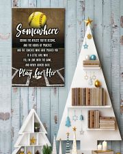 Softball - Play For Her 11x17 Poster lifestyle-holiday-poster-2