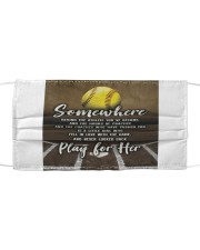 Softball - Play For Her Cloth face mask thumbnail