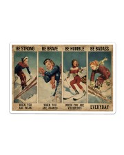 Skiing - Be Strong Poster 19 Sticker tile