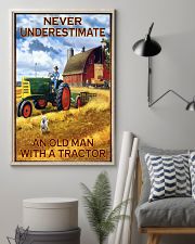 Tractor Farmer Never Underestimate 11x17 Poster lifestyle-poster-1
