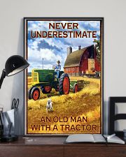 Tractor Farmer Never Underestimate 11x17 Poster lifestyle-poster-2