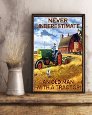 Tractor Farmer Never Underestimate 11x17 Poster lifestyle-poster-3