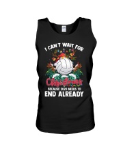 Volleyball - I Can't Wait For Christmas Unisex Tank tile