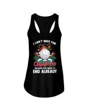 Volleyball - I Can't Wait For Christmas Ladies Flowy Tank tile
