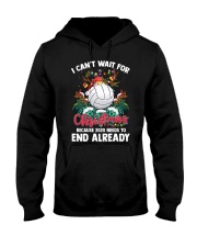 Volleyball - I Can't Wait For Christmas Hooded Sweatshirt tile