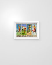 Golf - Be Strong 17x11 Poster poster-landscape-17x11-lifestyle-02