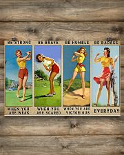 Golf - Be Strong 17x11 Poster poster-landscape-17x11-lifestyle-14