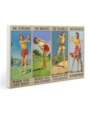 Golf - Be Strong 30x20 Gallery Wrapped Canvas Prints thumbnail