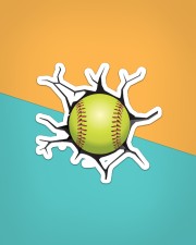 Softball Crack Sticker - Single (Horizontal) aos-sticker-single-horizontal-lifestyle-front-02