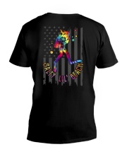 Scuba Diving Salty Lil' Beach V-Neck T-Shirt tile