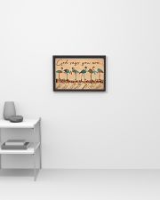 Flamingo God Says You Are 17x11 Poster poster-landscape-17x11-lifestyle-04