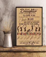 To My Daughter God Says You Are - Volleyball 11x17 Poster lifestyle-poster-3