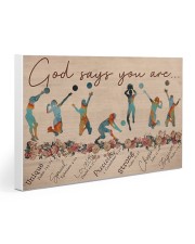 Multiple Sports - God Says You Are - Female Gallery Wrapped Canvas Prints tile
