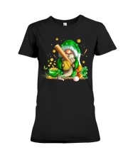 Softball - Gnome Patrick Day Premium Fit Ladies Tee tile