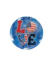 Volleyball - Love Round Ornament Circle Magnet tile