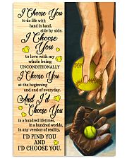 Softball - I Choose You Poster 11x17 Poster front
